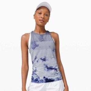 Lululemon Women's Swiftly Tech Tank 2.0 - Navy/White
